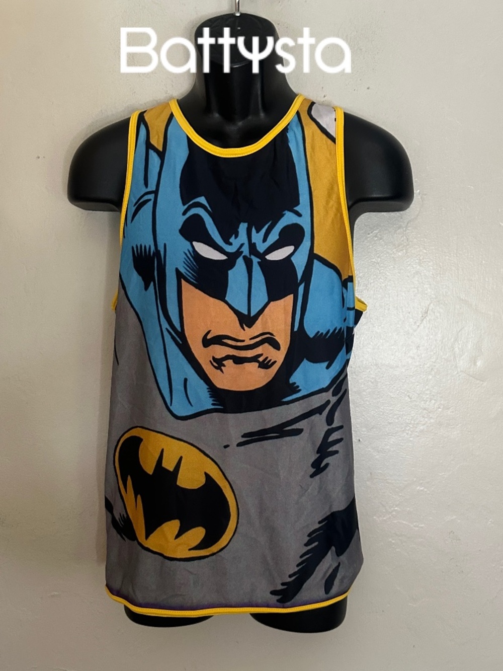 Battysta Batman Tank Top Small Gently worn 97% polyester/3% spandex 18" armpits